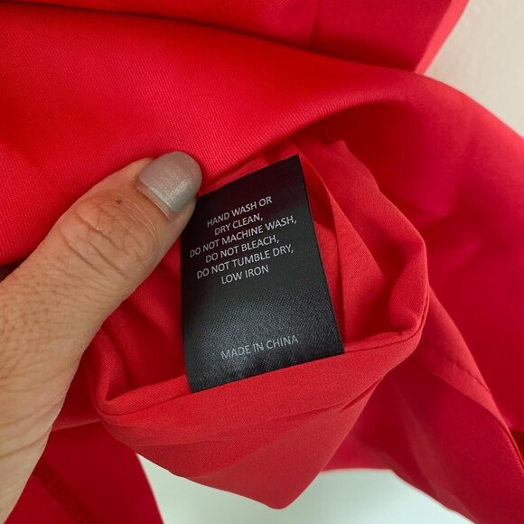 NWT Hutch Serena Bow A-Line Mini Dress Pink Red - Picture 7 of 11